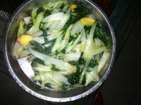 家常菜白灼小白菜