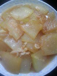 家常菜虾米烧冬瓜