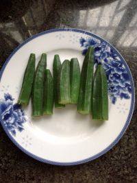 家庭版白灼秋葵做法图解5)