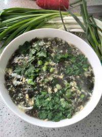 美味的紫菜蛋花汤