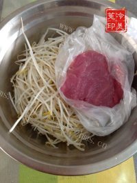 齿颊留香的绿豆芽煎饼盒子做法图解1)