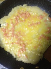 家常土豆丝鸡蛋煎饼做法图解6)