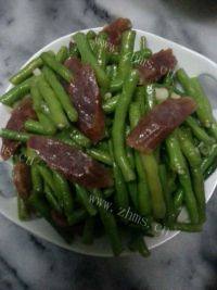 自制腊肠炒豆角