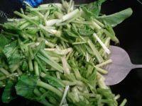 营养丰富的香菇炒青菜做法图解9)