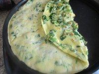 简易的菠菜蛋饼