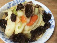 家常菜山药木耳做法图解5)