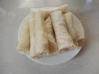健康美食之香蕉芝士春卷做法图解6)