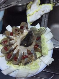 色香味俱全的孔雀开屏做法图解3)