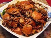 美味的生炒蟛蜞