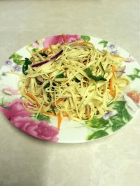 家常菜凉拌干豆腐丝