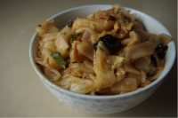 美味的炒粉