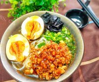 美味猪骨肉味增拉面做法图解15)