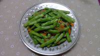 家常菜肉片炒四季豆