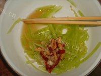 家常菜凉拌莴苣丝