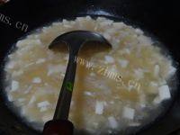 营养丰富的青菜豆腐羹做法图解8)