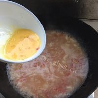 香喷喷的西红柿鸡蛋疙瘩汤的做法图解八