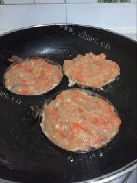 美味的鲜虾肉饼做法图解7)