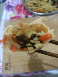 美味的番茄烙馍做法图解13)