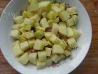 美味的腐乳豆豉蒸鸡做法图解6)
