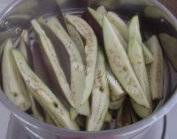 美味茄子肉馅饺子做法图解3)