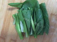 家常菜香菇炒菜心做法图解2)