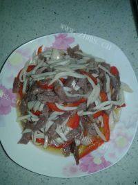 超喜欢的杏鲍菇炒肉