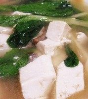 家常菜菠菜炖豆腐