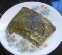 美味的荷叶糯米鸡做法图解12)