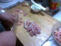 美味的鸡肉串做法图解2)