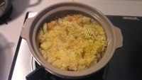 自制南瓜土豆砂锅焖饭的做法图解十四