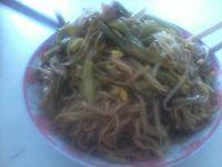 色泽不错的豆角蒸面