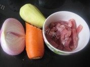 里脊肉炒三丝做法图解1)