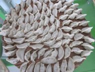 美味韭菜鸡蛋虾皮饺子做法图解5)