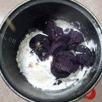 健康美食之紫薯汤圆的做法图解三