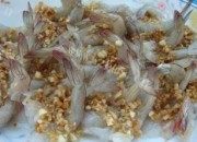 蒜蓉开边虾做法图解5)