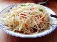 家常菜剁椒绿豆芽