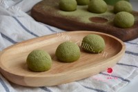 美味的日式抹茶奶油球做法图解16)