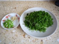 美味的茴香猪肉馅蒸饺做法图解3)