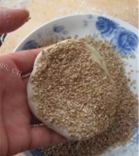 自制肉末烧饼做法图解15)