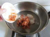 美味泡菜炒红薯粉做法图解3)