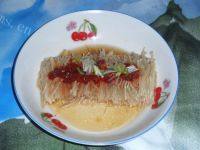 家常菜剁椒蒸金针菇