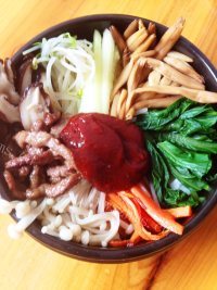美味的石锅拌饭做法图解8)