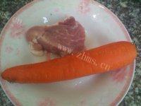 家常菜胡萝卜肉丝做法图解1)