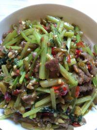 家常菜泡椒牛肉