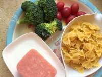 美味蝴蝶意面沙拉#百味来做法图解1)