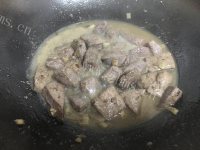 美味的麻油炒猪肝做法图解6)