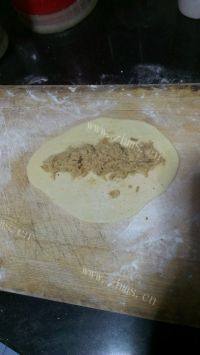 自己做的芝士肉松面包做法图解4)