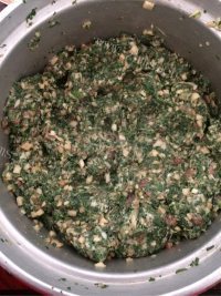 美味的荠菜馄饨做法图解7)