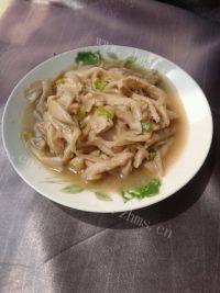 家常菜平菇炒肉丝