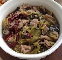 家常菜香辣酸菜肉片做法图解12)